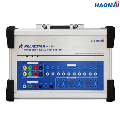 HAOMAI Secondary Injection Test Set 4x300V 6 Phase For Protection Relay